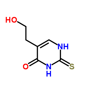 2,3-二氢-5-(2-羟基乙基)-2-硫氧代-4(1h)-嘧啶酮结构式_23956-11-8结构式