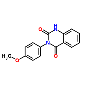 2,4(1H,3h)-quinazolinedione,3-(4-methoxyphenyl)- Structure,2400-97-7Structure