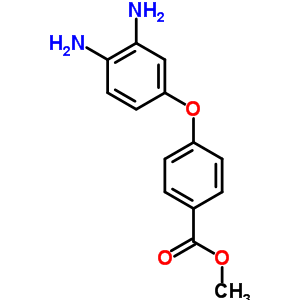 Methyl 4-(3,4-diaminophenoxy)benzenecarboxylate Structure,24002-80-0Structure