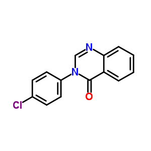 4(3H)-quinazolinone,3-(4-chlorophenyl)- Structure,24122-31-4Structure