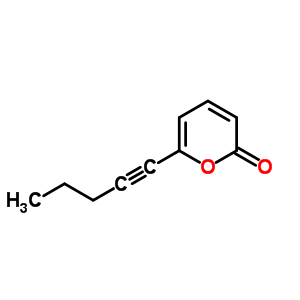 2H-pyran-2-one,6-(1-pentyn-1-yl)- Structure,24203-77-8Structure