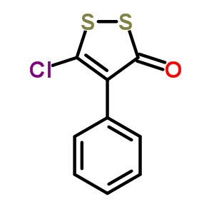 3H-1,2-dithiol-3-one,5-chloro-4-phenyl- Structure,2425-05-0Structure