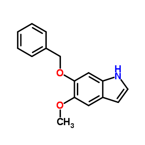 6-Benzyloxy-5-methoxyindole Structure,2426-59-7Structure