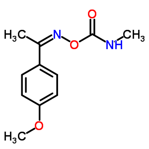 Ethanone,1-(4-methoxyphenyl)-, o-[(methylamino)carbonyl]oxime (9ci) Structure,24303-42-2Structure