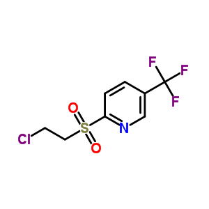 2-[(2-氯乙基)磺酰基]-5-三氟甲基吡啶结构式_243643-97-2结构式