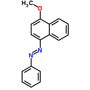 1-Methoxy-4-(phenylazo)naphthalene Structure,24390-69-0Structure