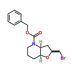 (3As*,7as*)-benzyl 2-(bromomethyl)hexahydrofuro[3,2-b]pyridine
-4(2h)-carboxylate Structure,244056-98-2Structure