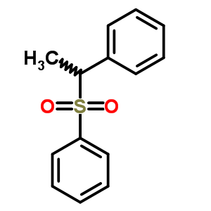 Benzene,[(1-phenylethyl)sulfonyl]- Structure,24422-78-4Structure