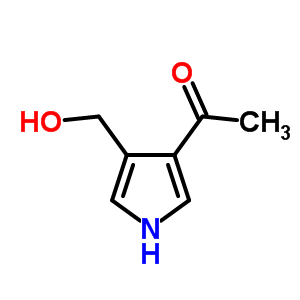 Ethanone, 1-[4-(hydroxymethyl)-1h-pyrrol-3-yl]-(9ci) Structure,24445-13-4Structure