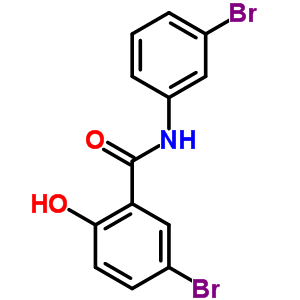 Benzamide,5-bromo-n-(3-bromophenyl)-2-hydroxy- Structure,24568-50-1Structure