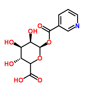 1-O-(3-Pyridinylcarbonyl)hexopyranuronic acid Structure,24719-73-1Structure