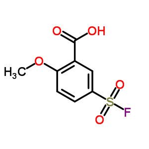 Benzoic acid,5-(fluorosulfonyl)-2-methoxy- Structure,2488-50-8Structure