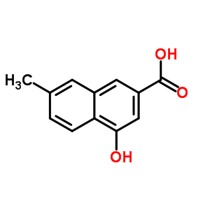 4-Hydroxy-7-methyl-2-naphthalenecarboxylic acid Structure,24894-73-3Structure