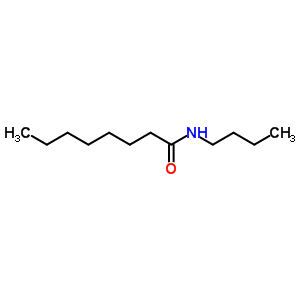 N-丁基辛烷酰胺结构式_24928-30-1结构式