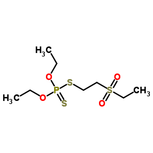 Disulfoton-sulfone Structure,2497-06-5Structure