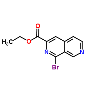 Ethyl 1-bromo-2,7-naphthyridine-3-carboxylate Structure,250674-54-5Structure