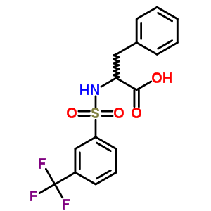 N-([3-(trifluoromethyl)phenyl]sulfonyl)phenylalanine Structure,250714-63-7Structure