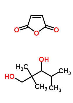 2,5-呋喃二酮与 2,2,4-三甲基-1,3-戊烷二醇的聚合物结构式_25085-65-8结构式