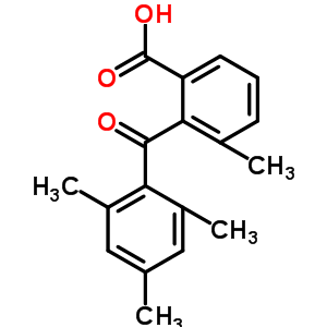 Benzoic acid,3-methyl-2-(2,4,6-trimethylbenzoyl)- Structure,2509-46-8Structure