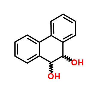 Cis-9,10-dihydroxy-9,10-dihydrophenanthrene Structure,2510-71-6Structure