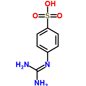 Benzenesulfonic acid,4-[(aminoiminomethyl)amino]- Structure,25156-39-2Structure