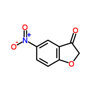 5-硝基-3-苯并呋喃酮结构式_25158-68-3结构式