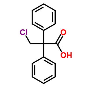 3-Chloro-2,2-diphenyl-propanoic acid Structure,25209-42-1Structure