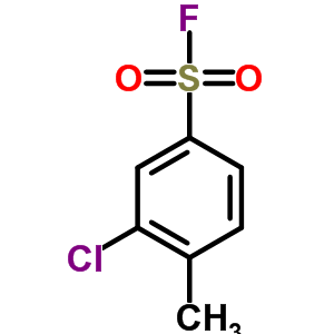 Benzenesulfonylfluoride, 3-chloro-4-methyl- Structure,25300-22-5Structure