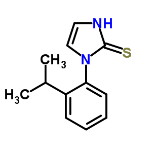 1-(2-Isopropylphenyl)-1h-imidazole-2-thiol Structure,25372-32-1Structure