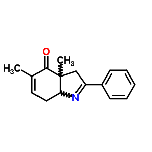 4H-indol-4-one,3,3a,7,7a-tetrahydro-3a,5-dimethyl-2-phenyl- Structure,2538-60-5Structure