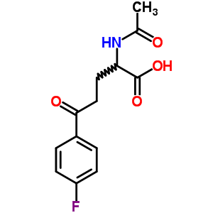 Benzenepentanoic acid, a-(acetylamino)-4-fluoro-d-oxo- Structure,2545-46-2Structure