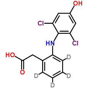 4’-Hydroxydiclofenac-d4 (phenyl-d4-acetic) Structure,254762-27-1Structure