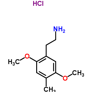 2,5-Dimethoxy-4-methylphenethylamine hydrochloride Structure,25505-65-1Structure