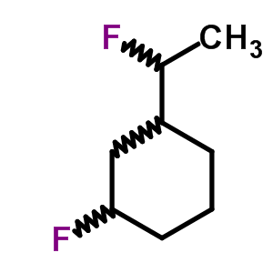 Cyclohexane,1-fluoro-3-(1-fluoroethyl)- Structure,2556-95-8Structure