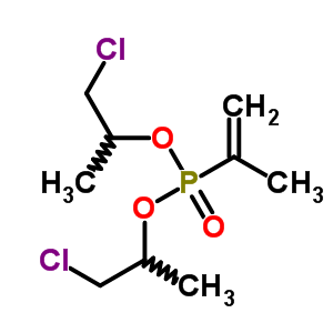 Phosphonic acid,(1-methylethenyl)-, bis(2-chloro-1-methylethyl) ester (9ci) Structure,25598-37-2Structure