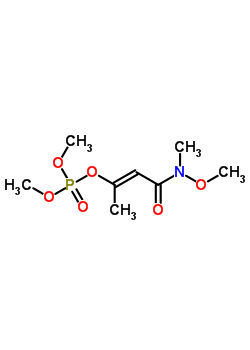 (E)-3-dimethoxyphosphoryloxy-n-methoxy-n-methyl -but-2-enamide Structure,25601-84-7Structure