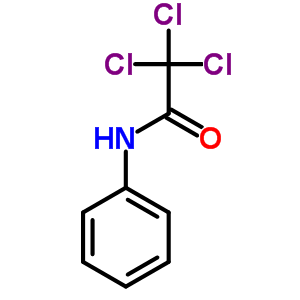 2,2,2-三氯-N-苯基-乙酰胺结构式_2563-97-5结构式