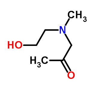 (9ci)-1-[(2-羟基乙基)甲基氨基]-2-丙酮结构式_256353-78-3结构式