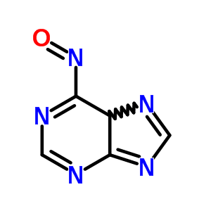 (9ci)-6-亚硝基-1H-嘌呤结构式_25732-26-7结构式