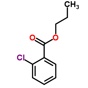 Benzoic acid,2-chloro-, propyl ester Structure,25800-28-6Structure