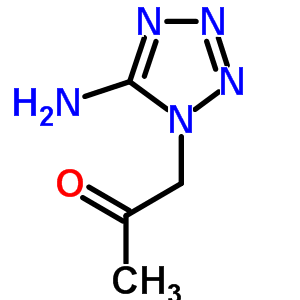 (8ci,9ci)-1-(5-氨基-1H-四唑-1-基)-2-丙酮结构式_25828-06-2结构式