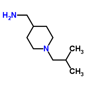 (1-Isobutyl-4-piperidinyl)methanamine Structure,258345-24-3Structure