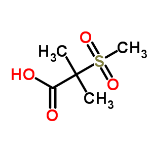 2-Methyl-2-(methylsulfonyl)propanoic acid Structure,25841-43-4Structure