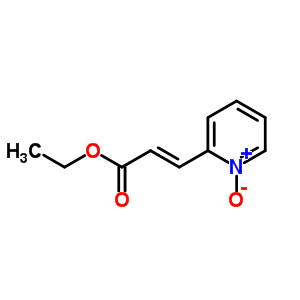 Ethyl 3-(2-pyridinyl)acrylate, n-oxide Structure,259729-55-0Structure