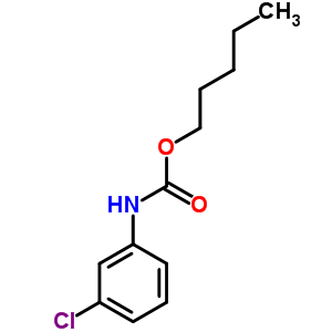 Carbamic acid,(3-chlorophenyl)-, pentyl ester (9ci) Structure,2610-70-0Structure