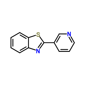 Benzothiazole, 2-(3-pyridinyl)-(9ci)Structure,2612-72-8Structure Benzothiazole, 2-(3-pyridinyl)-(9ci) Structure,2612-72-8Structure