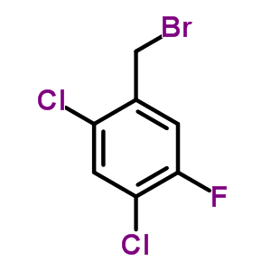 2,4-二氯-5-氟苄溴结构式_261763-27-3结构式