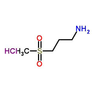 3-(Methylsulfonyl)propan-1-amine hydrochloride Structure,26209-83-6Structure