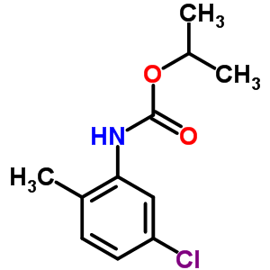 Carbamic acid,(5-chloro-2-methylphenyl)-, 1-methylethyl ester (9ci) Structure,2621-68-3Structure