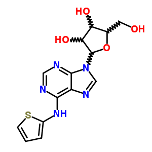 Adenosine, n-2-thienyl-(8ci) Structure,26293-53-8Structure